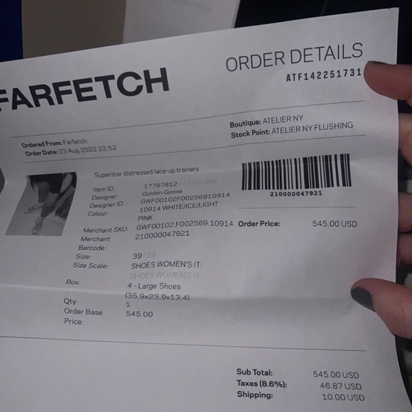 Golden Goose Superstar Distressed Lace Up Trainers - Picture 6 of 7